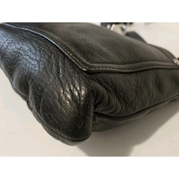COACH F16533 Penelope Turnlock Black Pebbled Leather Crossbody EUC 11x10 - Picture 7 of 12